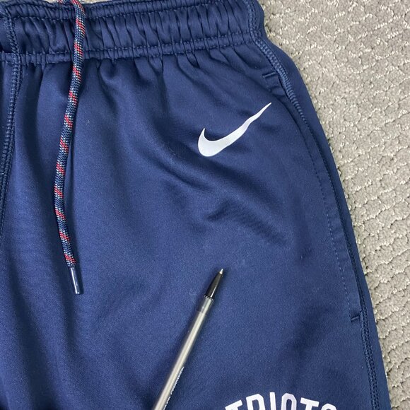 Nike On Field New England Patriots Pants Mens Medium Blue Sweat Track Gym Jogger - Picture 5 of 15